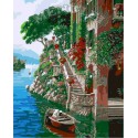 Венецианская лесенка Раскраска по номерам на холсте Menglei