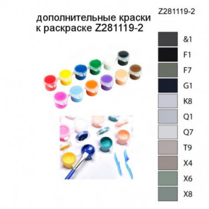 Дополнительные краски для раскраски Z281119-2