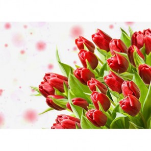 Красные тюльпаны Алмазная вышивка (мозаика) Гранни