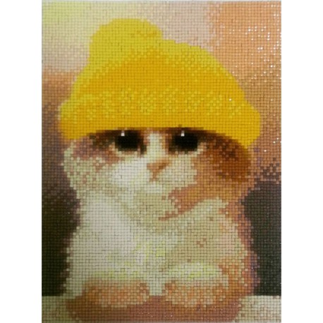 Милый котик Алмазная вышивка (мозаика) Гранни Ag004