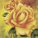 Желтая роза Алмазная частичная вышивка (мозаика) Timkee