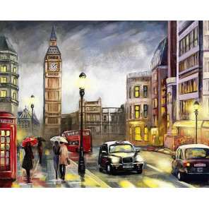  Красочный Лондон Раскраска картина по номерам на холсте MG2162