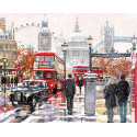 Прогулка по Лондону Раскраска картина по номерам на холсте