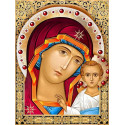 Икона Казанская Богородица Набор для выкладывания алмазной мозаики