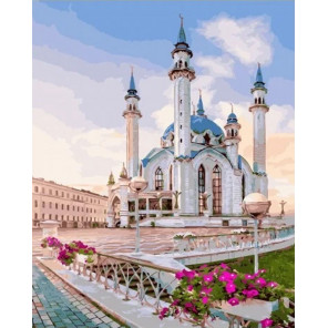  Мечеть Кул-Шариф в Казани Раскраска картина по номерам на холсте МСА623