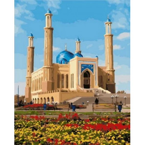  Мечеть Халифа Алтай Раскраска картина по номерам на холсте MCA870