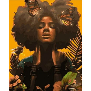  Африканское искусство Раскраска картина по номерам на холсте MCA1101