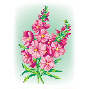  Розовый шарм Канва с рисунком для вышивки МП Студия СК-035