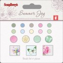 Летняя радость 1 Набор декоративных брадсов Scrapberry's