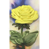  Желтая роза Набор для вышивки лентами Каролинка КЛ(Н)-4016