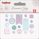 Летняя радость 1 Набор декоративных брадсов Scrapberry's