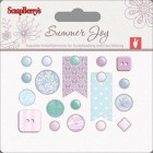 Летняя радость 1 Набор декоративных брадсов Scrapberry's
