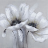  Белые цветы Раскраска картина по номерам на холсте Molly KH0945