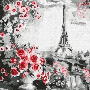  Париж Раскраска картина по номерам на холсте Molly KH0948