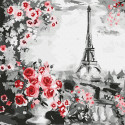 Париж Раскраска картина по номерам на холсте Molly