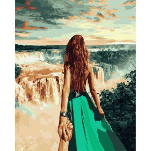  Игуасу. Бразилия Раскраска картина по номерам на холсте ZX 20414