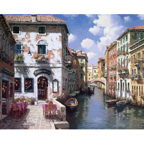 Сложность и количество цветов Венецианские дома Раскраска картина по номерам на холсте 631-AB