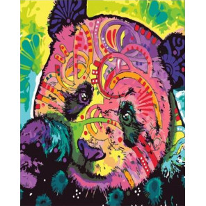  Цветная панда Раскраска картина по номерам на холсте GX30396