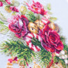 Пример вышитой работы Рождественский сюрприз Набор для вышивания Чудесная игла 100-270