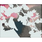 Область выкладки Ветка сакуры Алмазная частичная вышивка (мозаика) на подрамнике Color Kit