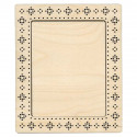 Узор крестиком средняя Рамка деревянная для вышивки