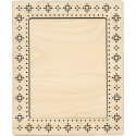 Узор крестиком большая Рамка деревянная для вышивки