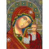  Икона Казанской Божией Матери Набор для вышивания бисером Вышиваем бисером L-157