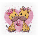 Влюбленные жирафики Набор для вышивания Овен