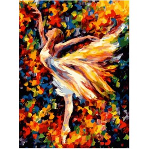 В танце ( художник Леонид Афремов ) Раскраска (картина) по номерам акриловыми красками на холсте Menglei