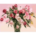 Тюльпаны Раскраска (картина) по номерам на холсте Menglei