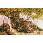 Семья тигров Алмазная вышивка (мозаика) Sddi Anya