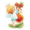  Ангел рождества Набор для вышивания Чудесная игла 160-001