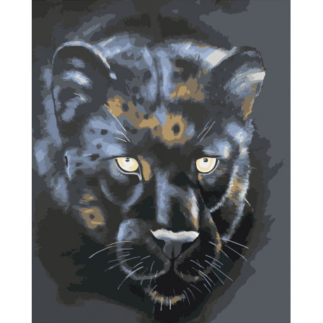  Черная пантера Раскраска картина по номерам CG2032