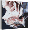 Лепестки розы 80х80 см Раскраска картина по номерам на холсте