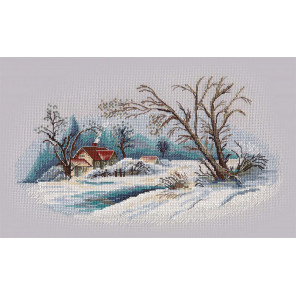  Зимний пейзаж Набор для вышивания Овен 1300