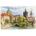 Прага Канва с рисунком для вышивки крестом Матренин посад