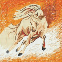 Пегас Ткань с рисунком для вышивки бисером Божья коровка