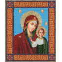 Икона Божей Матери Казанская Набор для вышивания бисером Золотое Руно