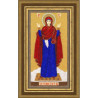 Вариант оформления в рамке Образ Божией Матери Нерушимая стена Набор для вышивания бисером Золотое Руно РТ-085