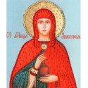 Икона Святой Великомученицы Анастасии Узорешительницы Набор для вышивания бисером Золотое Руно