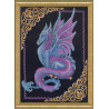 Вариант оформления в рамке Мифический дракон Набор для вышивания Janlynn 157-0010
