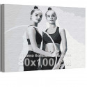 Арина и Дина Аверины / Художественная гимнастика 80х100 см Раскраска картина по номерам на холсте