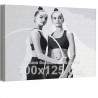  Арина и Дина Аверины / Художественная гимнастика 100х125 см Раскраска картина по номерам на холсте AAAA-RS285-100x125