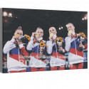 Спортивная гимнастика / Олимпиада Токио 80х120 см Раскраска картина по номерам на холсте