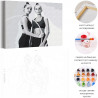  Арина и Дина Аверины / Художественная гимнастика Раскраска картина по номерам на холсте AAAA-RS285