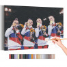  Спортивная гимнастика / Олимпиада Токио Раскраска картина по номерам на холсте AAAA-RS299