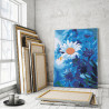  Ромашки на голубом 75х100 см Раскраска картина по номерам на холсте AAAA-RS237-75x100
