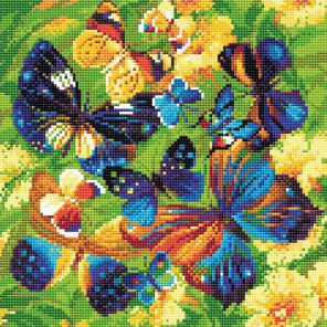  Яркие бабочки Алмазная вышивка мозаика Brilliart АМ0038