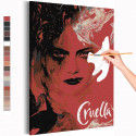 Круэлла / Cruella Раскраска картина по номерам на холсте