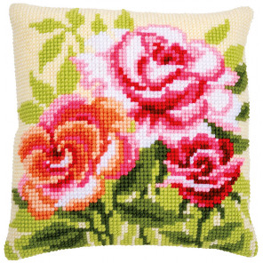  Розы Набор для вышивания подушки Vervaco PN-0166936